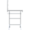 Crank-operated scaffolding jack K1200 | Width: 1.50m | Height: 1.70m - 3.00m | galvanized